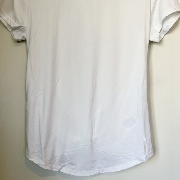 NEW Zuda Z-Cool Moisture Wicking Open Back Knotted White Top XXS - Picture 4 of 9